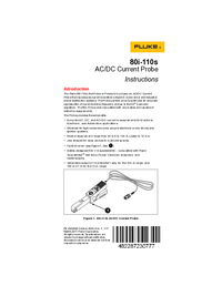 Thumbnail of document Manual - 80i-110s AC/DC Current Clamp